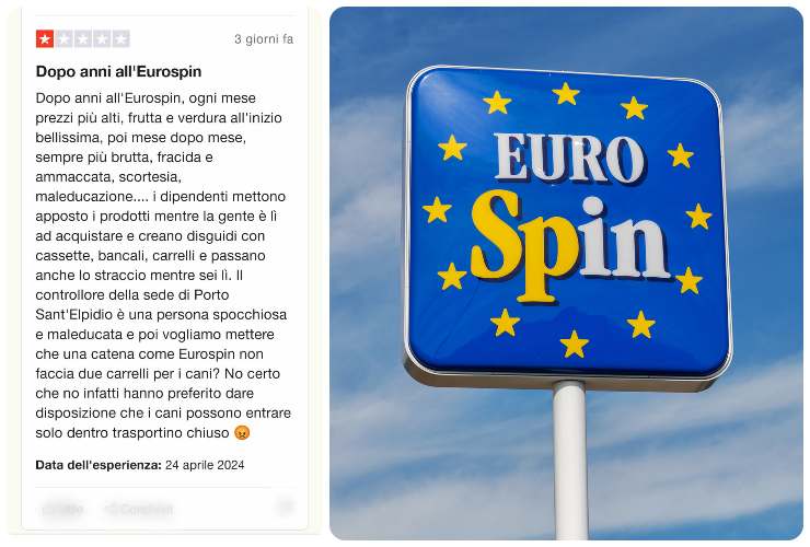 Bufera su Eurospin