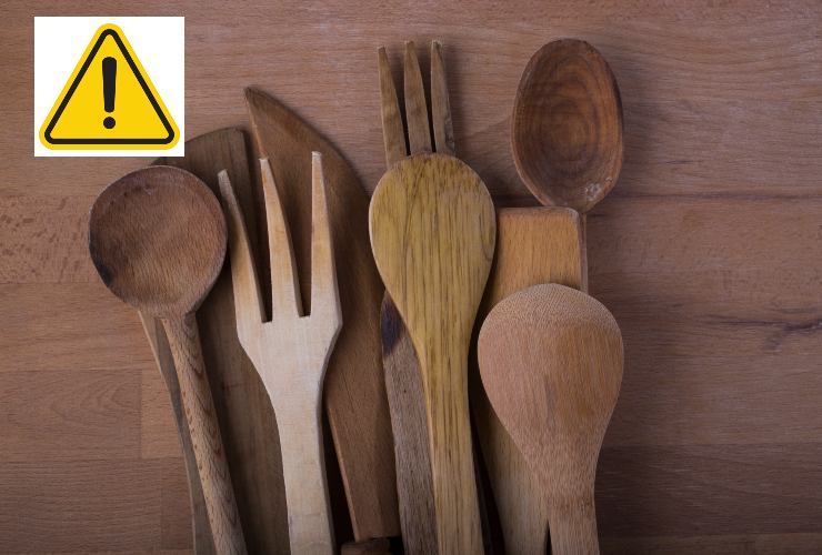 Il rischio dei cucchiai di legno