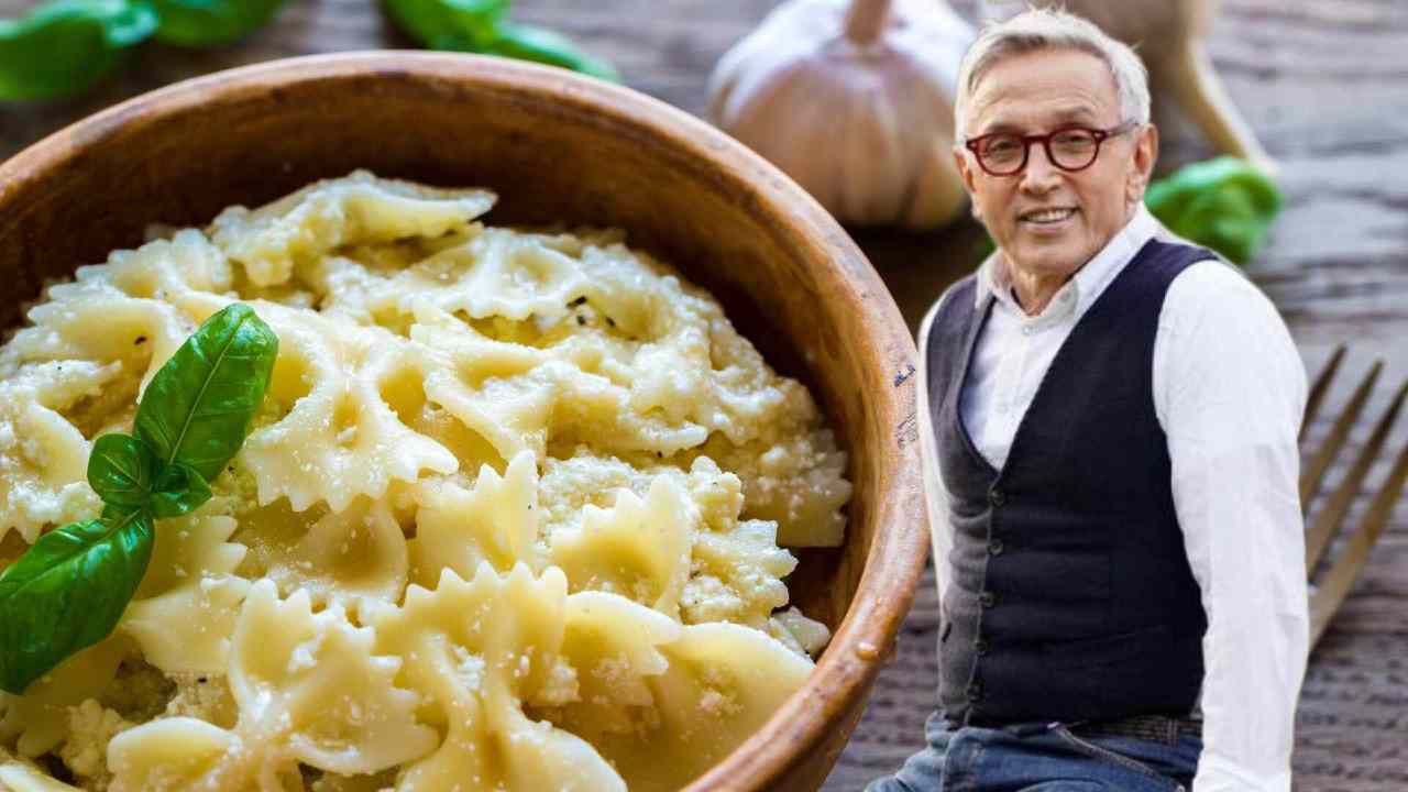 Bruno Barbieri sa rendere appetitosa anche una pasta in bianco