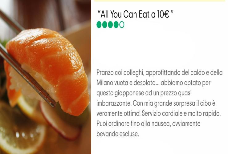 Sushi a soli 10€