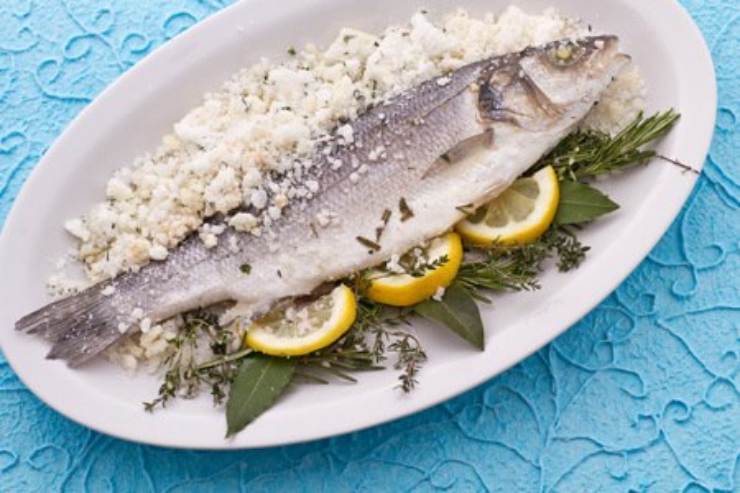 Ricetta branzino al sale