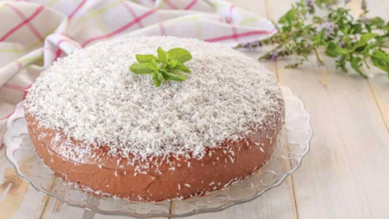 Ricetta torta cocco e menta