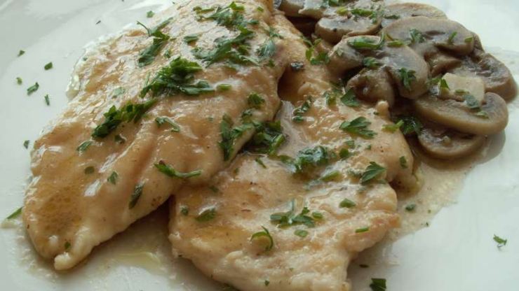 Scaloppine ai funghi secchi ricetta