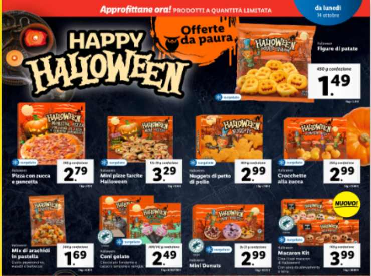 offerte lidl halloween