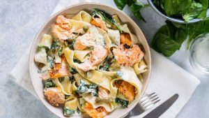 pasta con il salmone