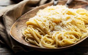 Pasta burro e Parmigiano, le calorie