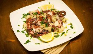 calamari e patate