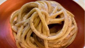 Una strepitosa cacio e pepe